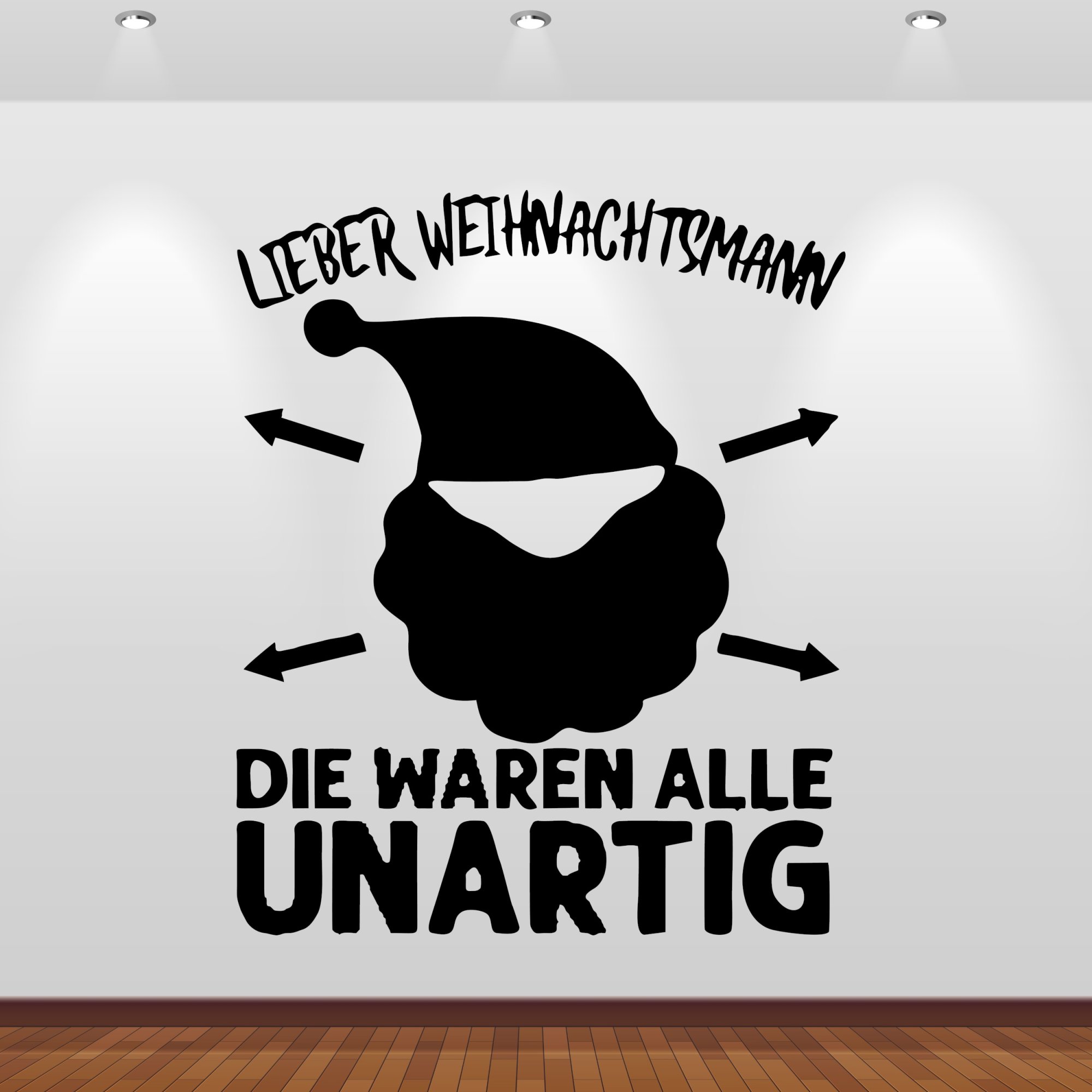 Wandaufkleber 46147W 46147W Lieber Weihnachtsmann Wandsticker